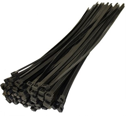 Fekete kábelkötegelő