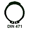 Zégergyűrű DIN 441 - Belső