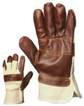 Farbiges Rindleder Dockerhandschuhe 